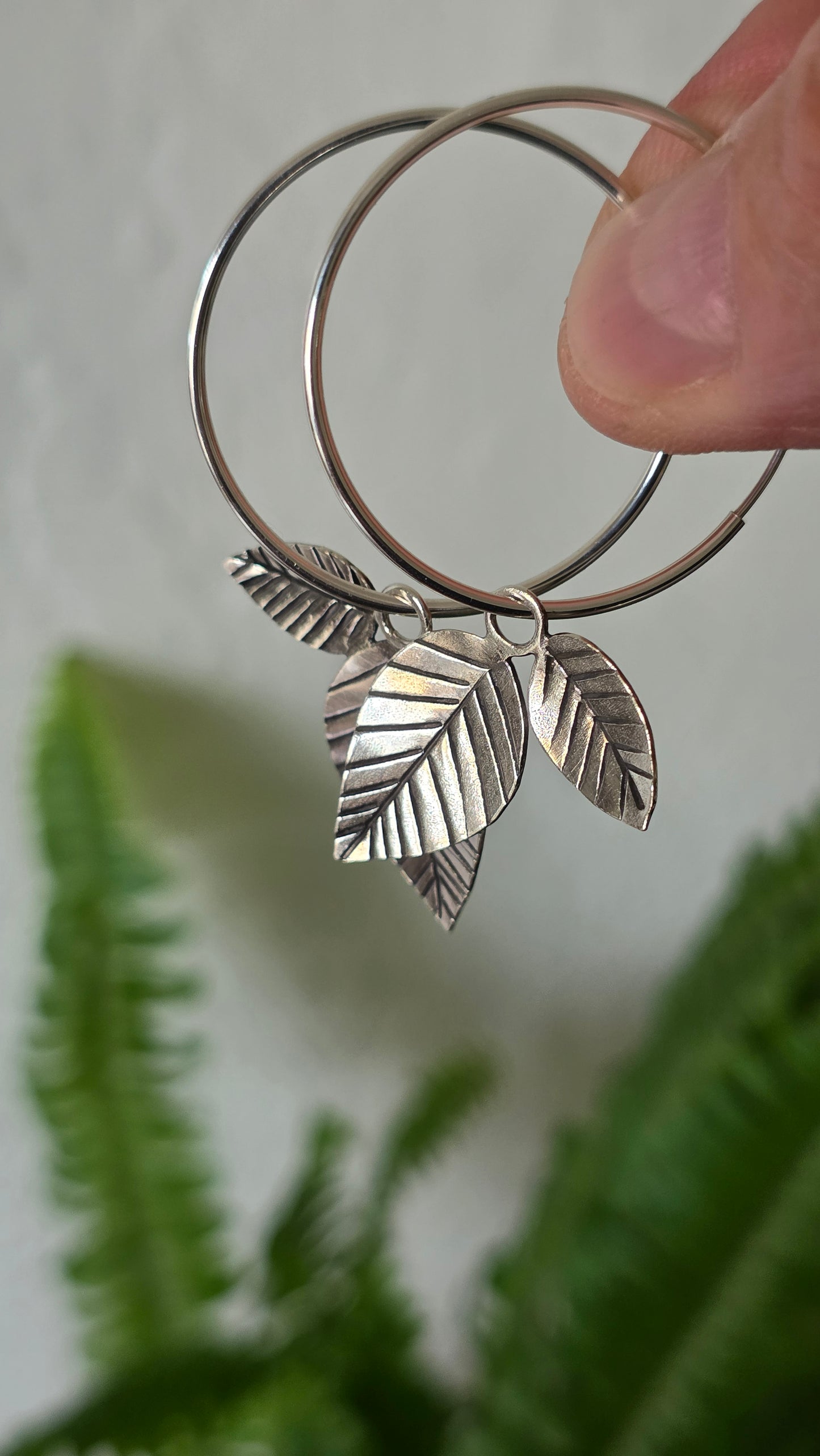 FEATHERWEIGHT Hoop Earrings - All Sterling Silver