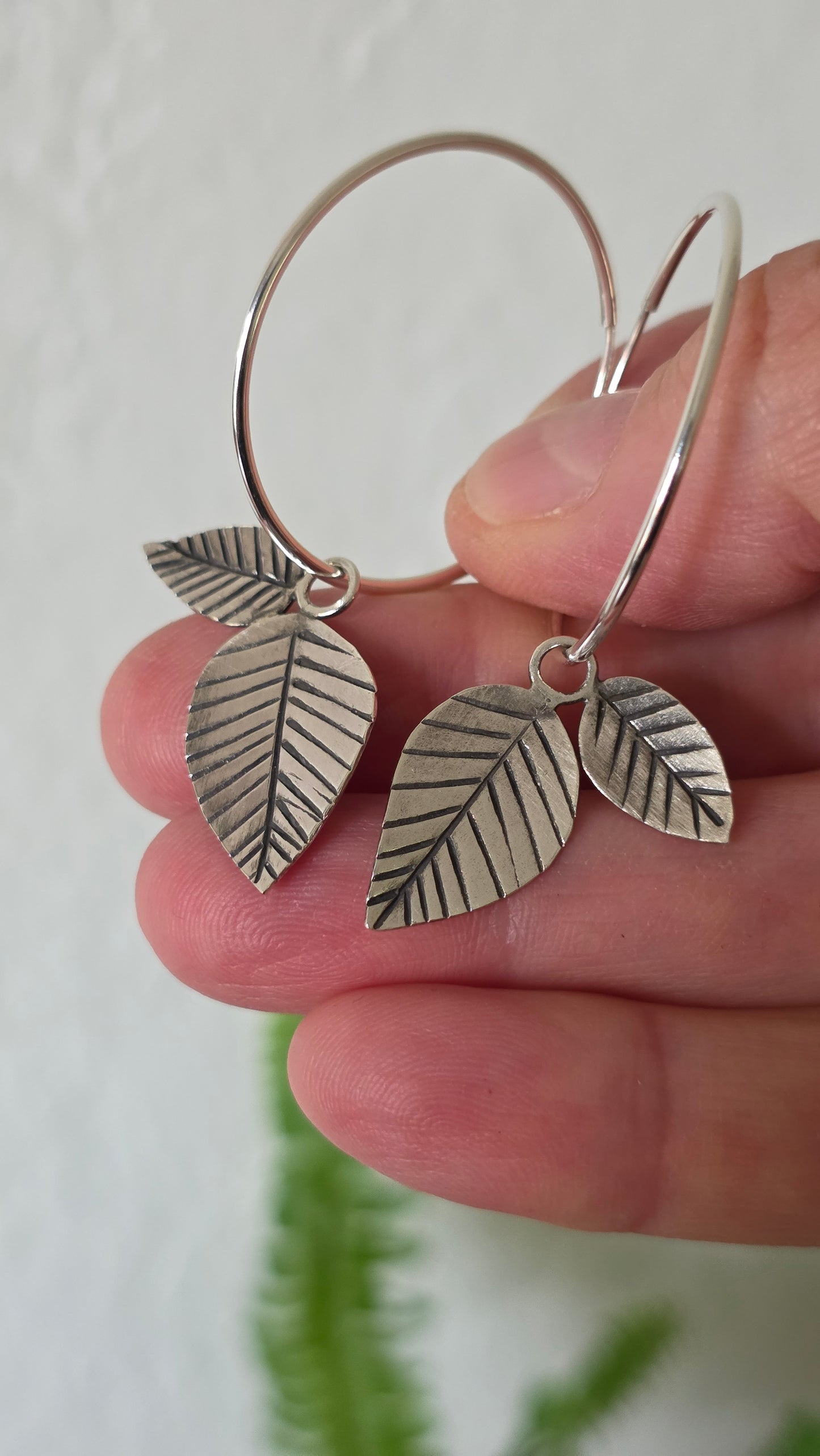FEATHERWEIGHT Hoop Earrings - All Sterling Silver