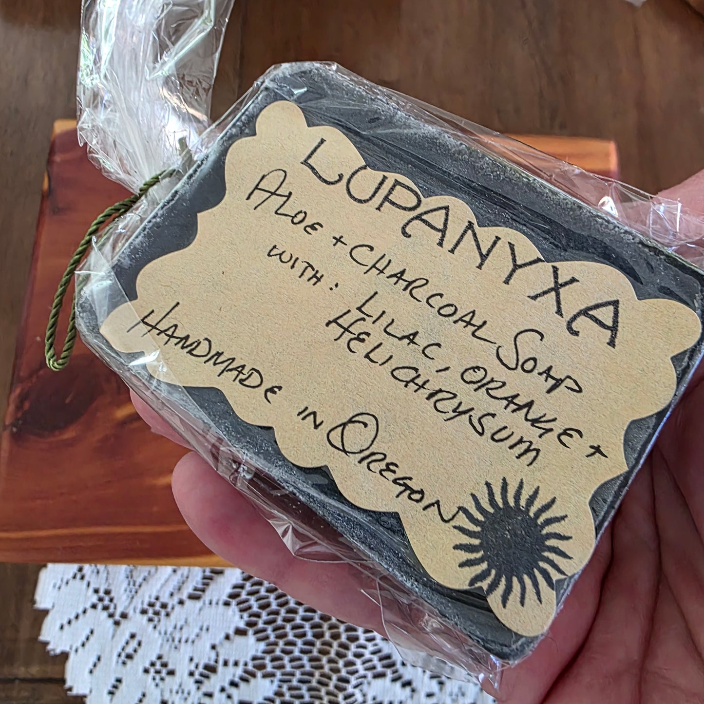 xtras BUNDLE OF 2 HANDMADE ALOE & CHARCOAL SOAP