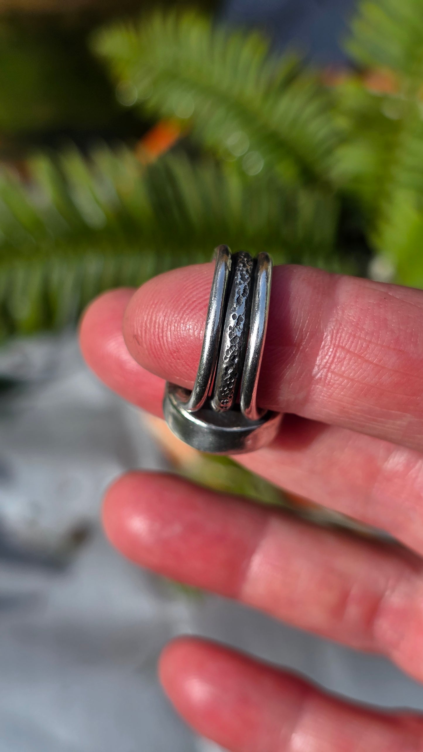 SEVEN DWARFS Turquoise Ring - (size 7.5)All Sterling Silver