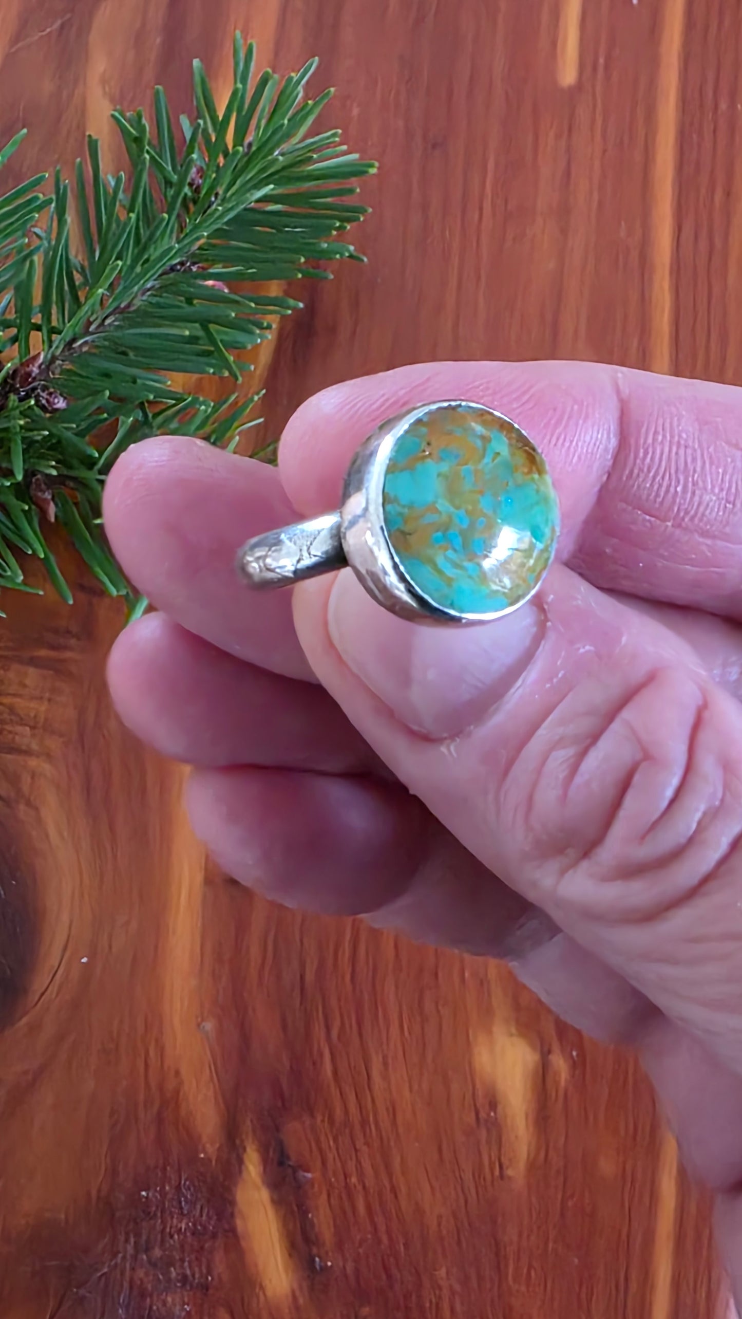 ROYSTON Ring - (size 7.5) All Sterling Silver